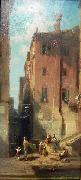 Carl Spitzweg Venetian Street oil painting picture wholesale